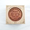 Noteworthy Chocolates Greetings Thanks A Latte Personalized Chocolate Medallions - Box of 3 Personalized