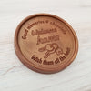 Noteworthy Chocolates Greetings Welcome Home Personalized Chocolate Medallions - Box of 3 Personalized custom