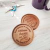 Noteworthy Chocolates Greetings Welcome Home Personalized Chocolate Medallions - Box of 3 Personalized custom