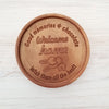 Noteworthy Chocolates Greetings Welcome Home Personalized Chocolate Medallions - Box of 3 Personalized custom