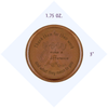 Noteworthy Chocolates Greetings You Make A Difference Personalized Chocolate Medallions - Box of 3
