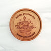 Noteworthy Chocolates Greetings Merry Christmas Personalized Chocolate Medallions - Box of 3 Personalized